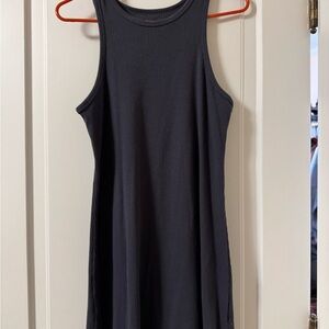 SO Sleeveless Charcoal Mini Dress